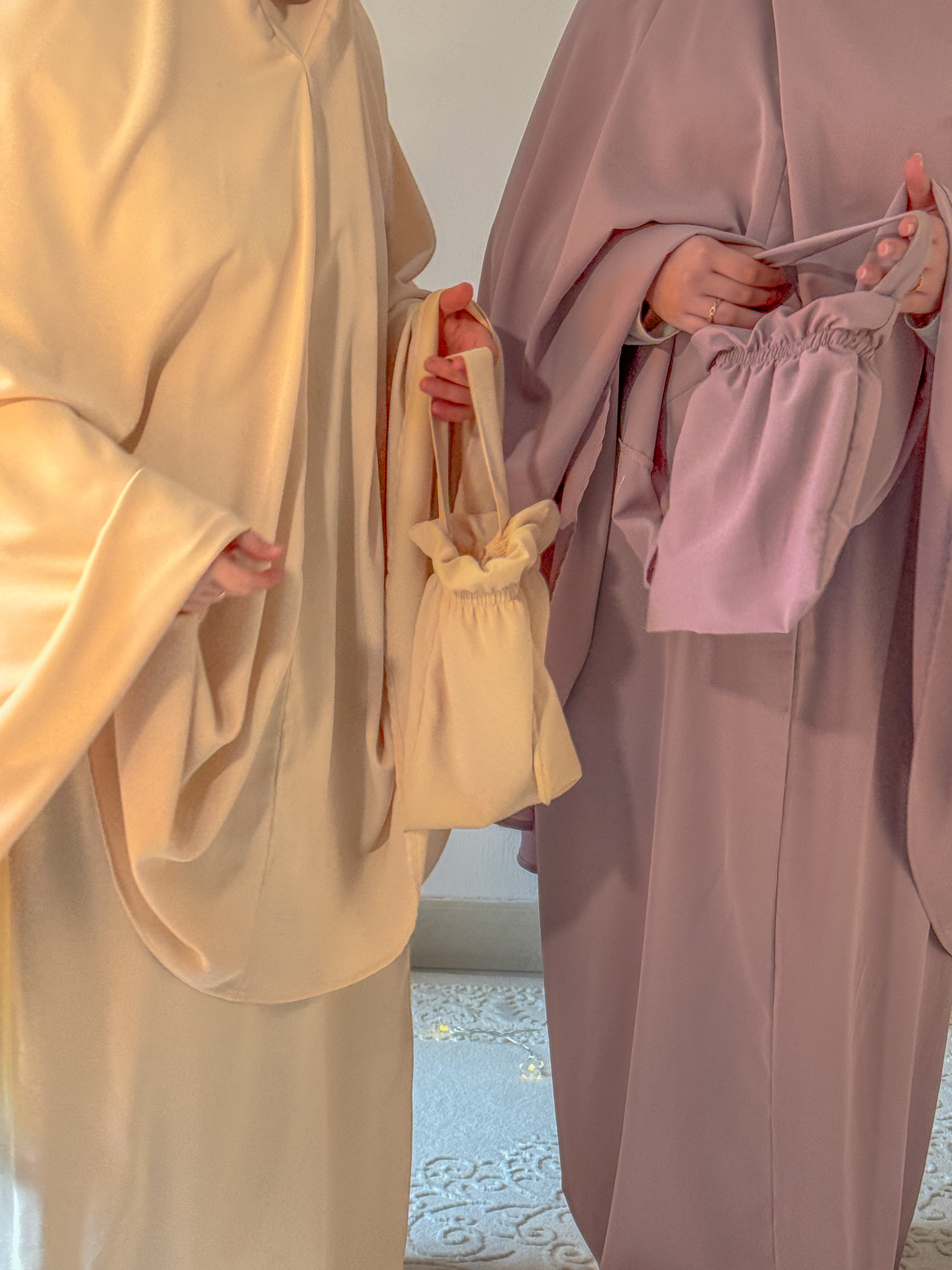 Duo Fajr set - Vanille Ube - Cadeau Ramadan & Aïd | Ensembles Prière Premium