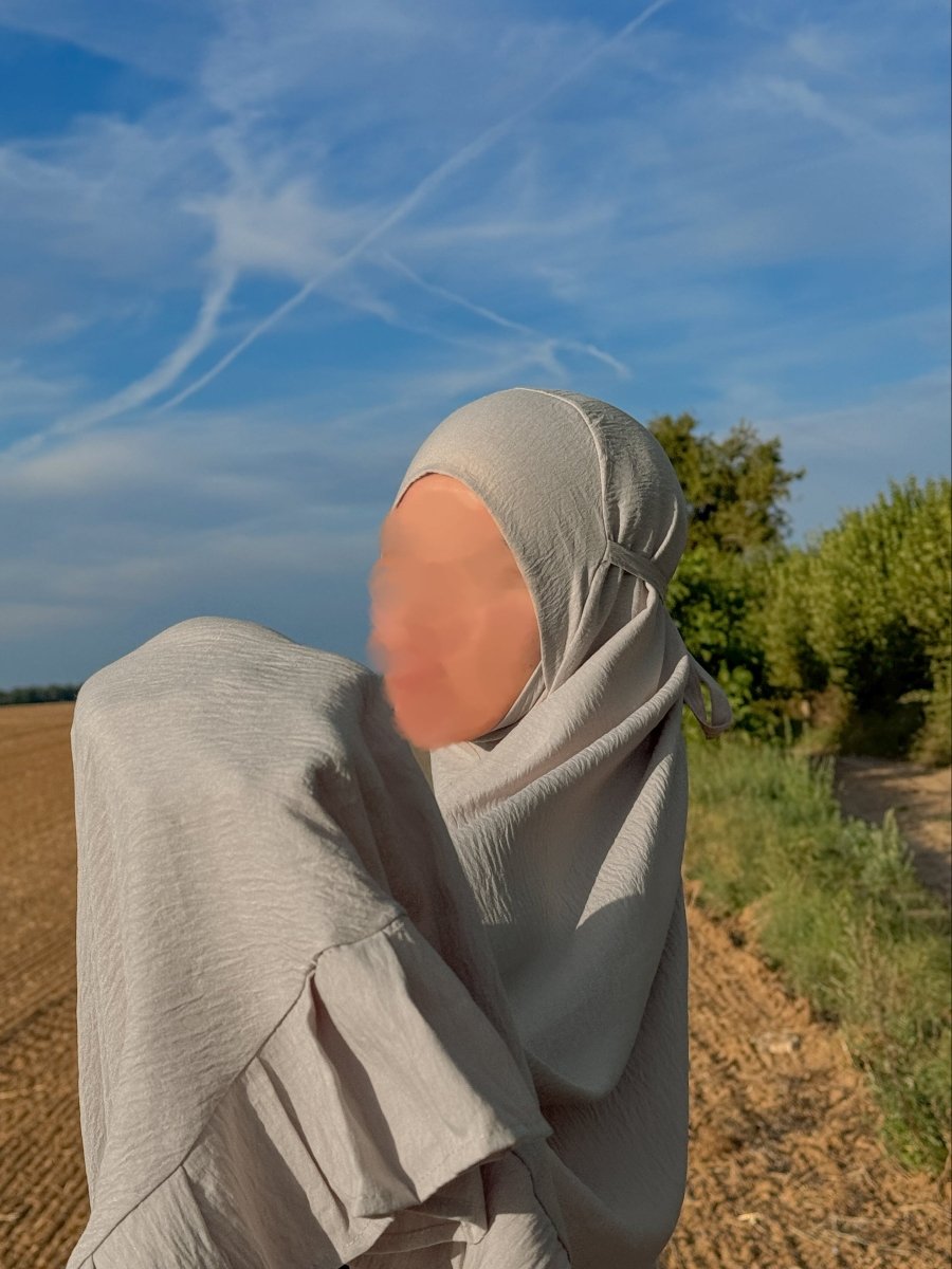 Ensemble 3 pièces Autumn Princess - Beige - petite à moyenne tête - SafaPrayerwear