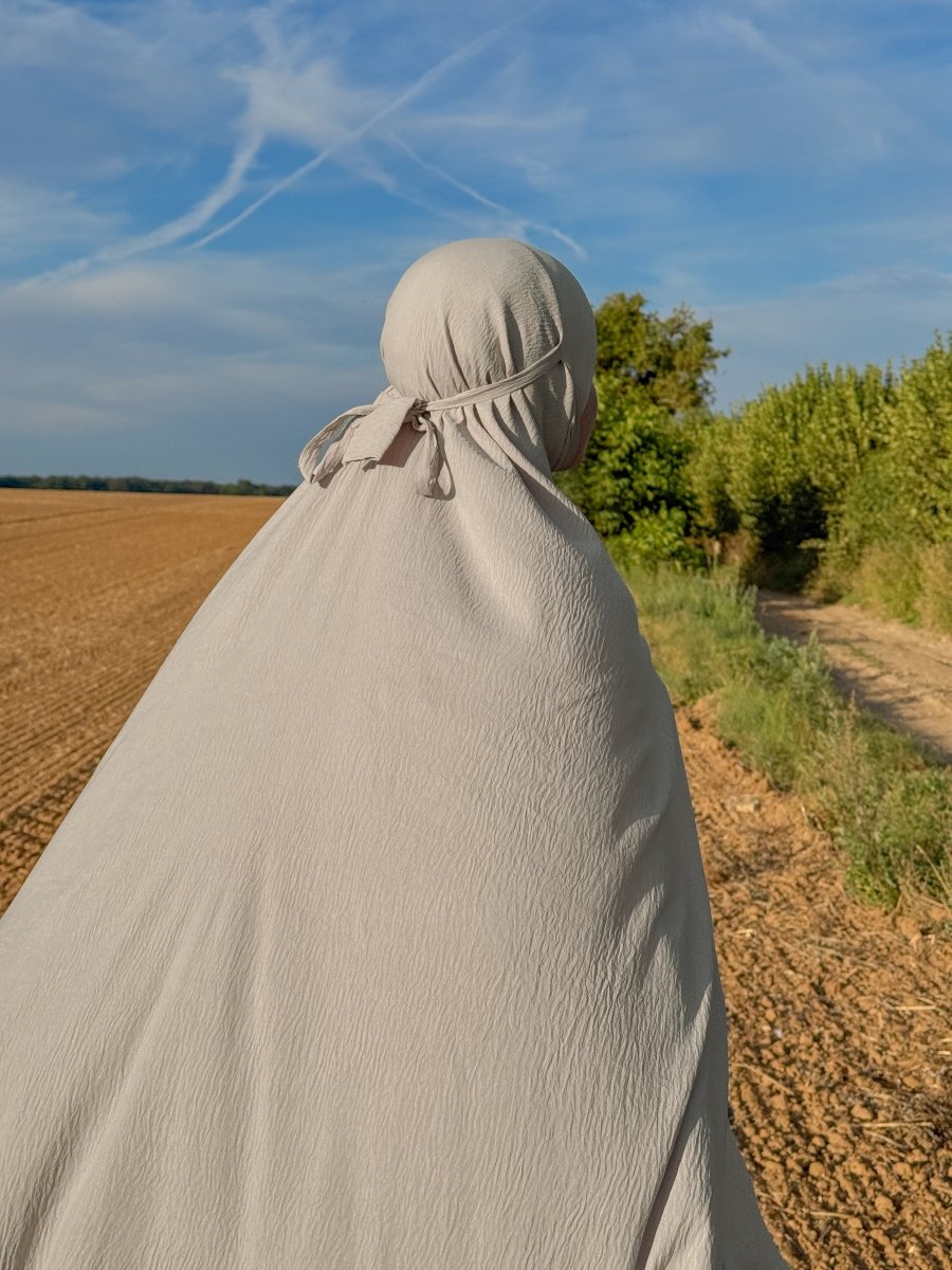 Ensemble 3 pièces Autumn Princess - Beige - petite à moyenne tête - SafaPrayerwear