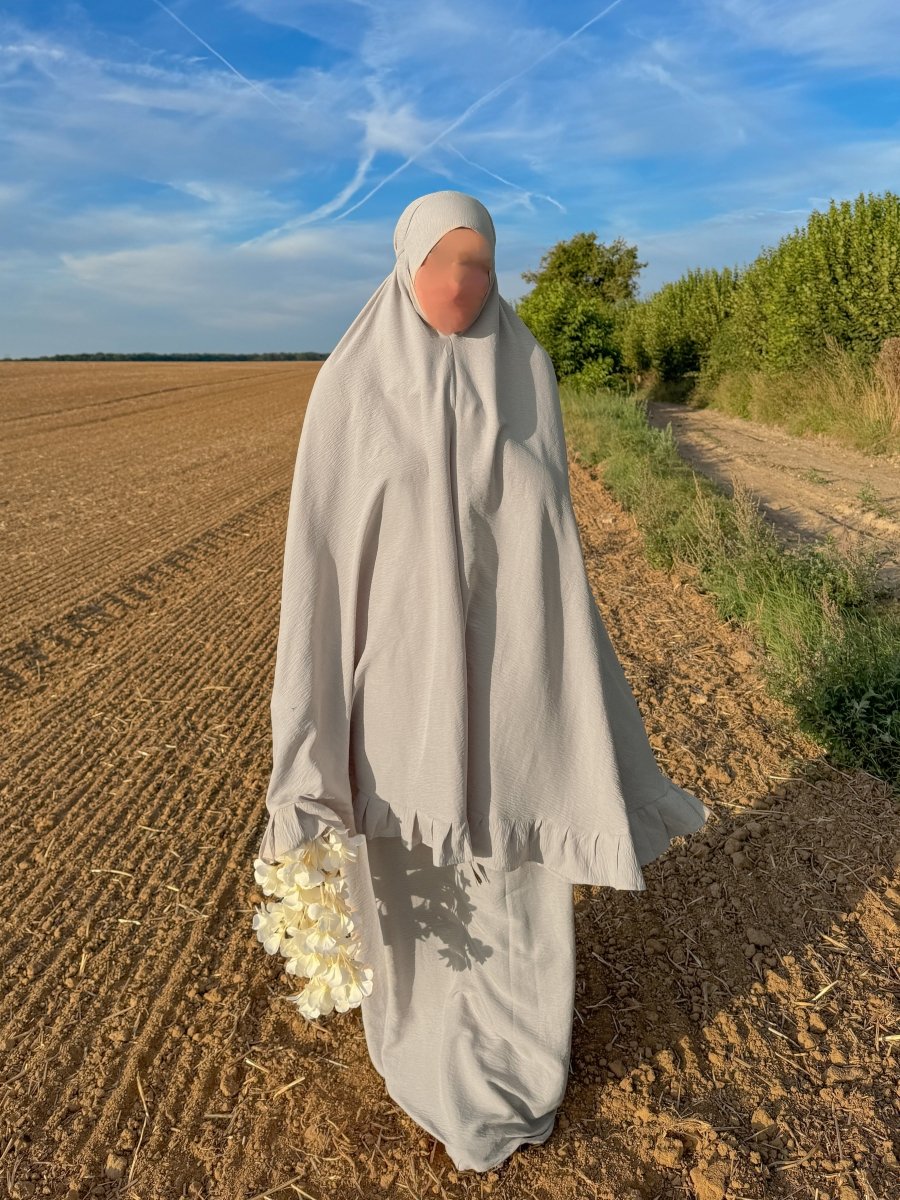 Ensemble 3 pièces Autumn Princess - Beige - petite à moyenne tête - SafaPrayerwear