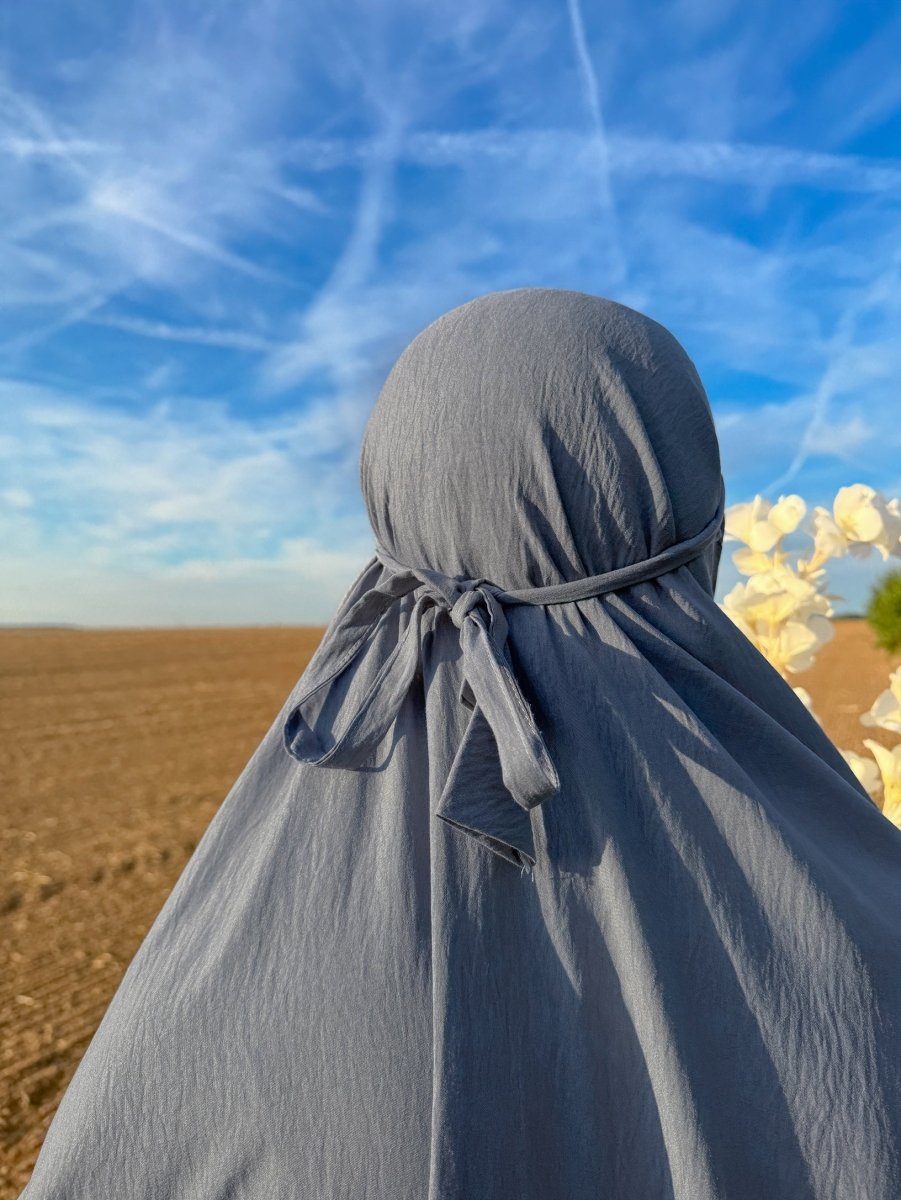 Ensemble 3 pièces Autumn Princess - Gris souris - petite tête - SafaPrayerwear