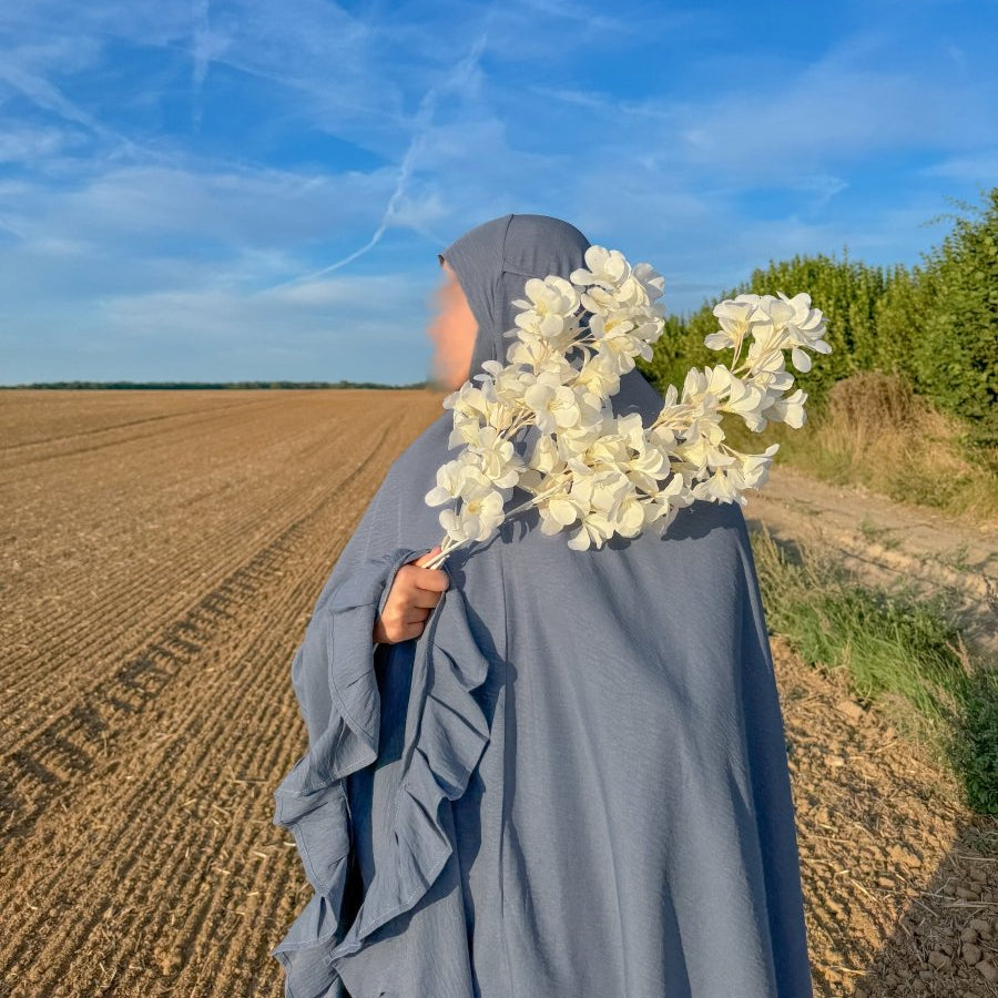 Ensemble 3 pièces Autumn Princess - Gris souris - petite tête - SafaPrayerwear