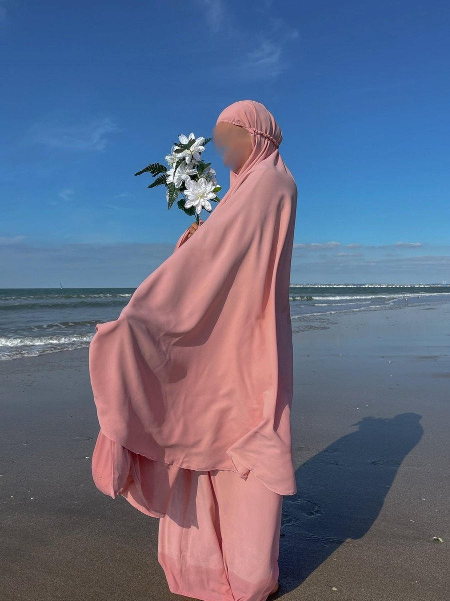 Ensemble 3 pièces - Malaisie - rose - SafaPrayerwear