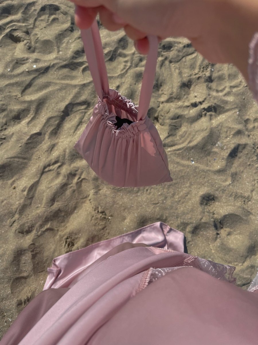 Ensemble 3 pièces Signature en satin luxueux - Rose - SafaPrayerwear